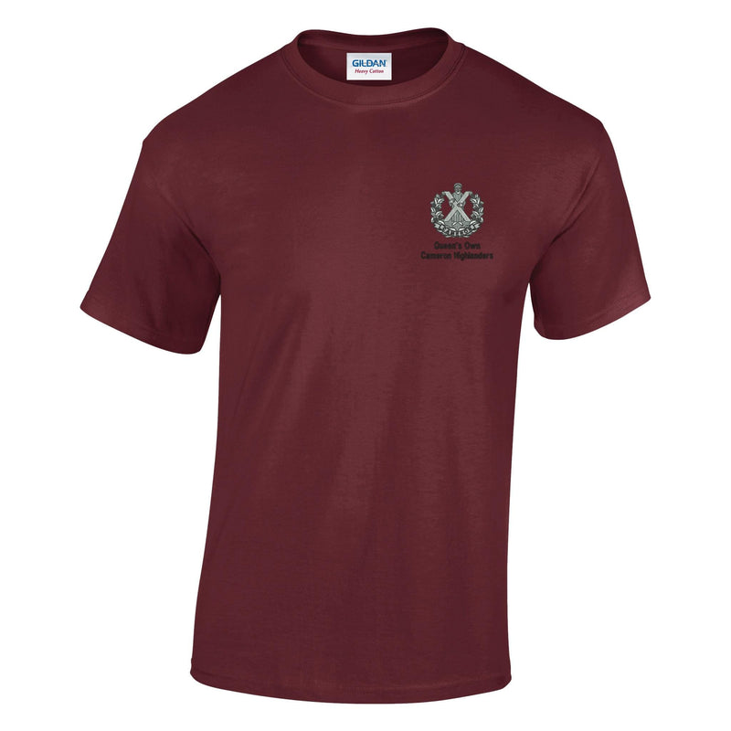 Queens Own Cameron Highlanders Cotton T-Shirt