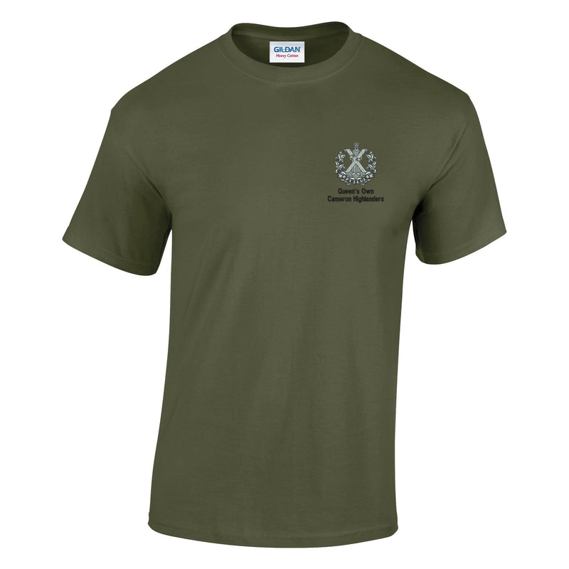Queens Own Cameron Highlanders Cotton T-Shirt