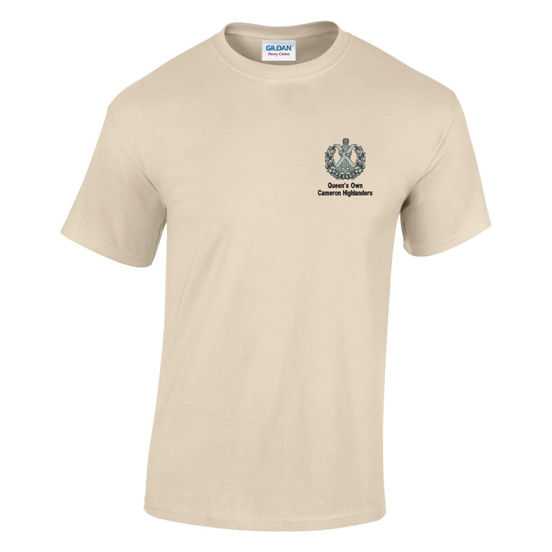 Queens Own Cameron Highlanders Cotton T-Shirt