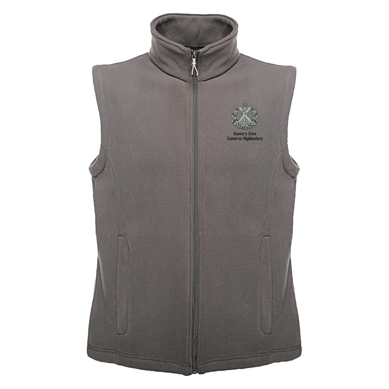 Queens Own Cameron Highlanders Fleece Bodywarmer