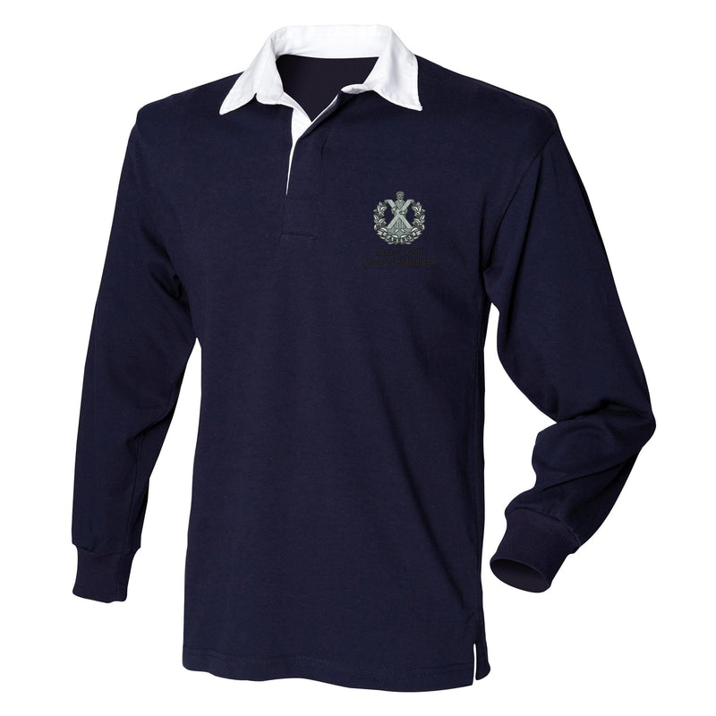 Queens Own Cameron Highlanders Front Row Long Sleeve Rugby Shirt