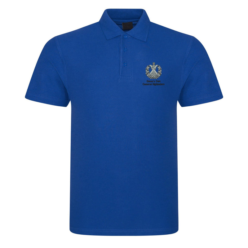 Queens Own Cameron Highlanders Polo Shirt