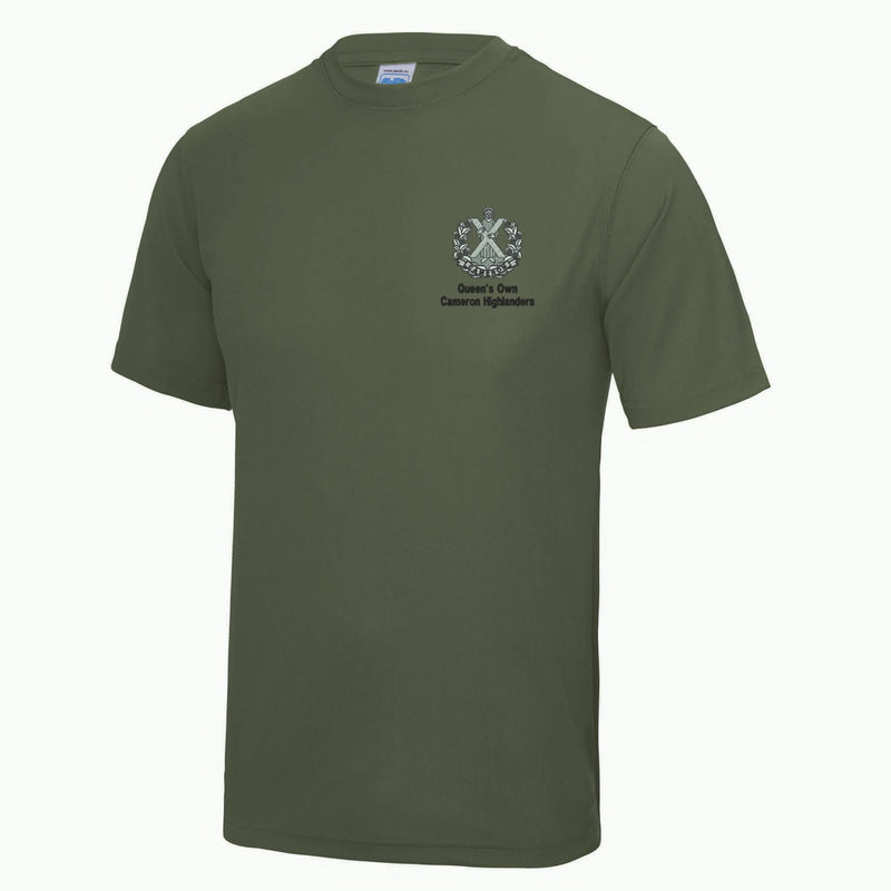 Queens Own Cameron Highlanders Polyester T-Shirt