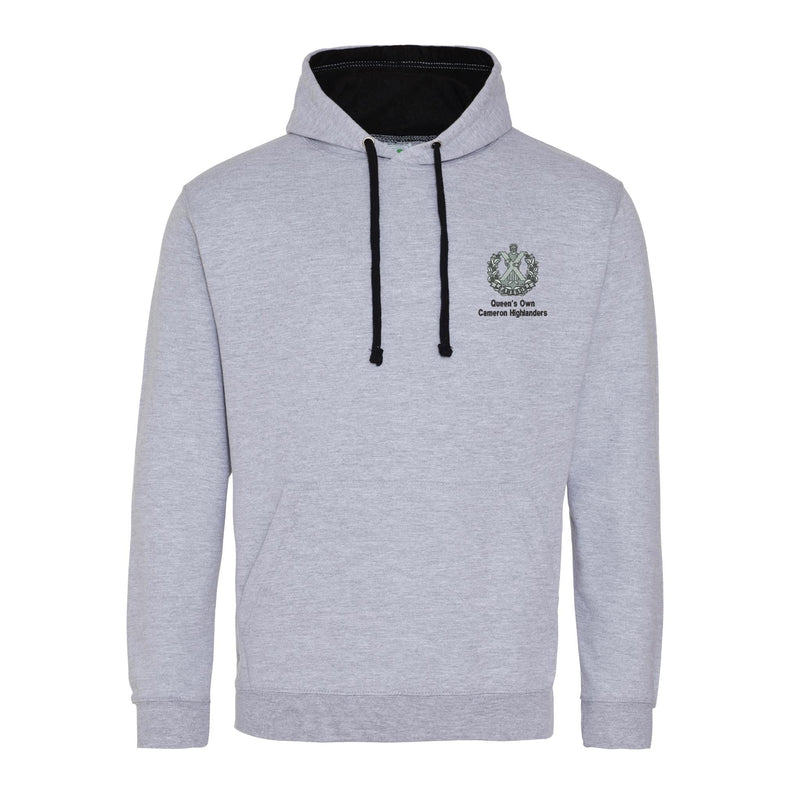 Queens Own Cameron Highlanders Varsity Contrast Hoodie