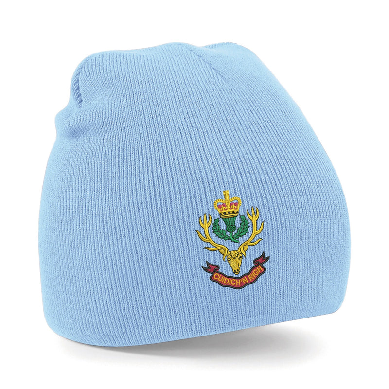 Queens Own Highlanders Beanie Hat