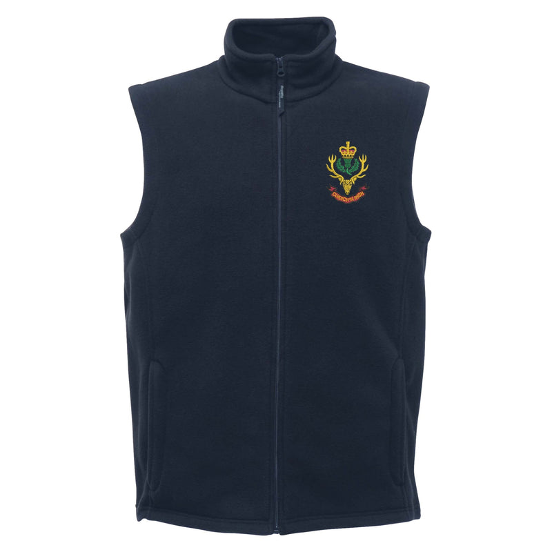 Queens Own Highlanders Regatta Fleece Bodywarmer