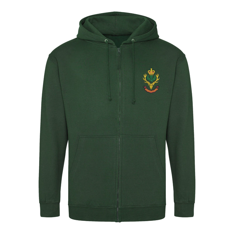 Queens Own Highlanders Zipped Hoodie