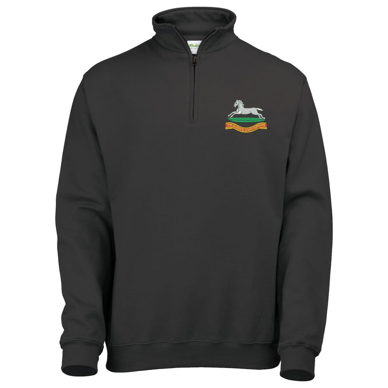 Queens Own Hussars Quarter Zip Sweatshirt