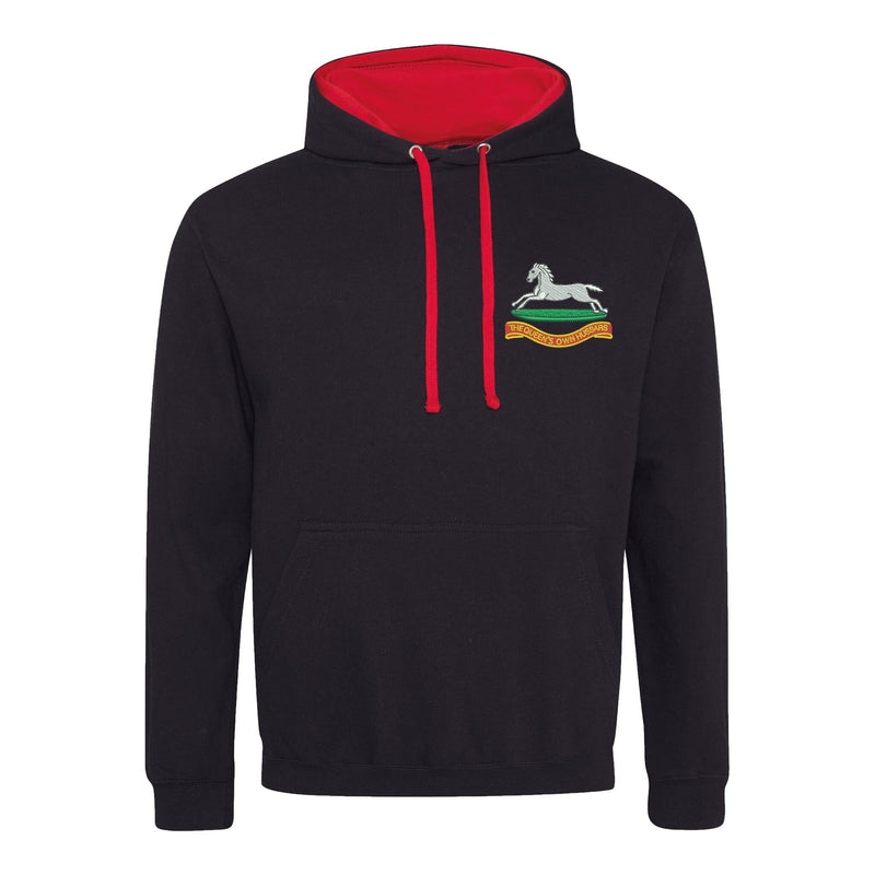 Queens Own Hussars Varsity Contrast Hoodie