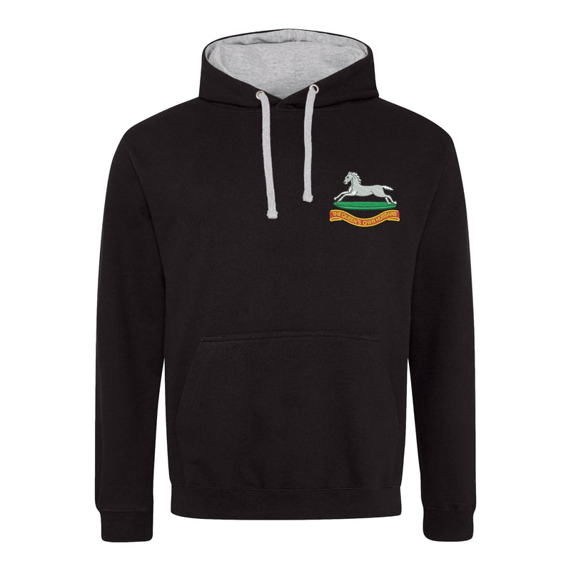 Queens Own Hussars Varsity Contrast Hoodie