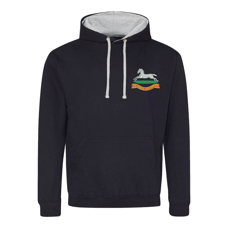 Queens Own Hussars Varsity Contrast Hoodie