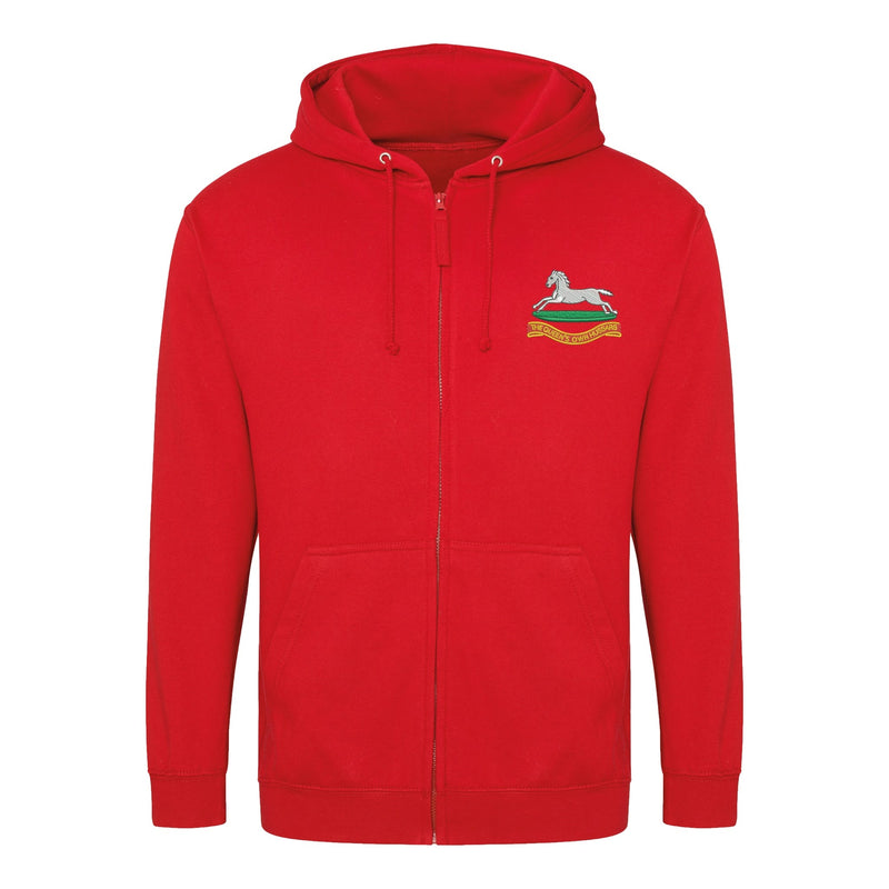 Queens Own Hussars Zipped Hoodie