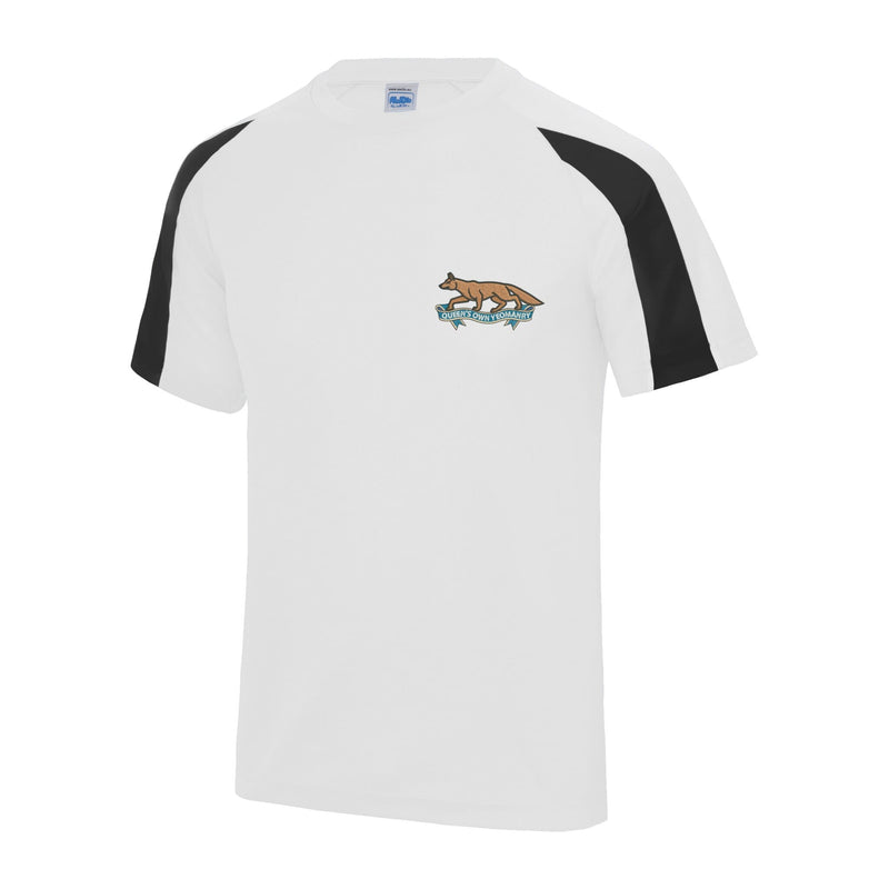 Queens Own Yeomanry Contrast Polyester T-Shirt