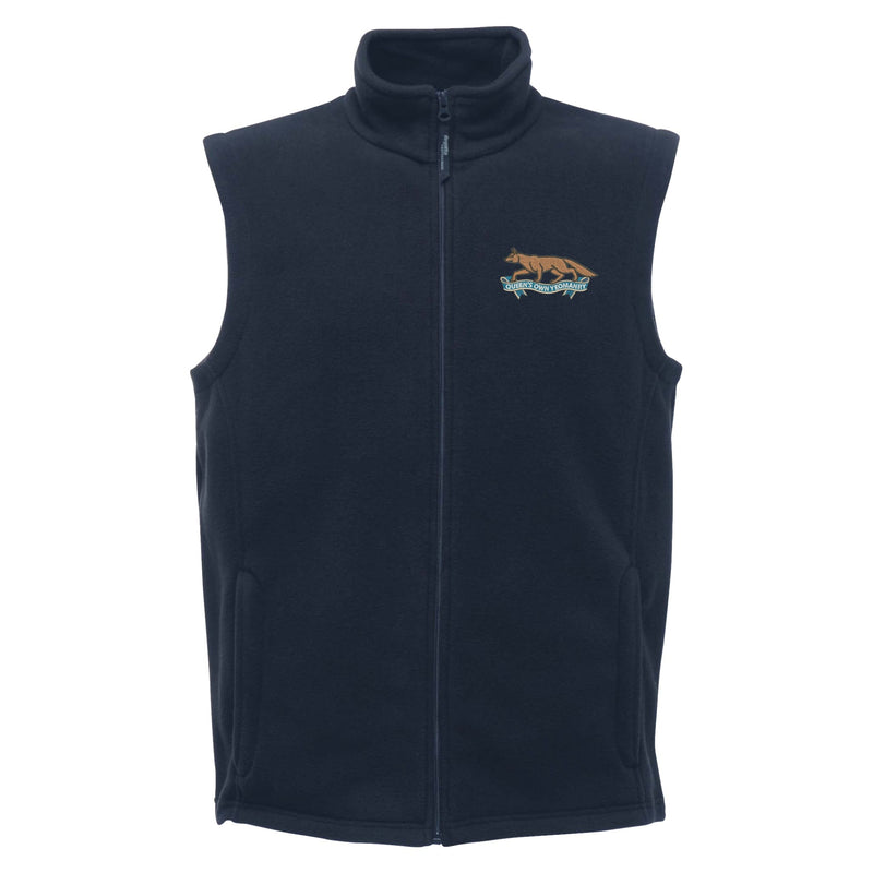 Queen's Own Yeomanry Regatta Fleece Bodywarmer