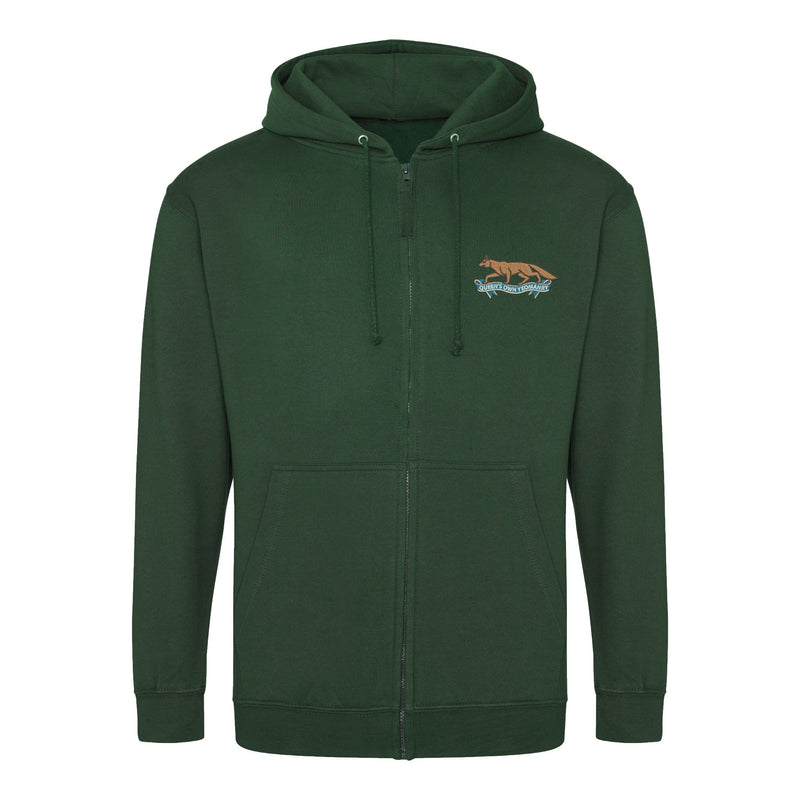 Queens Own Yeomanry Zipped Hoodie