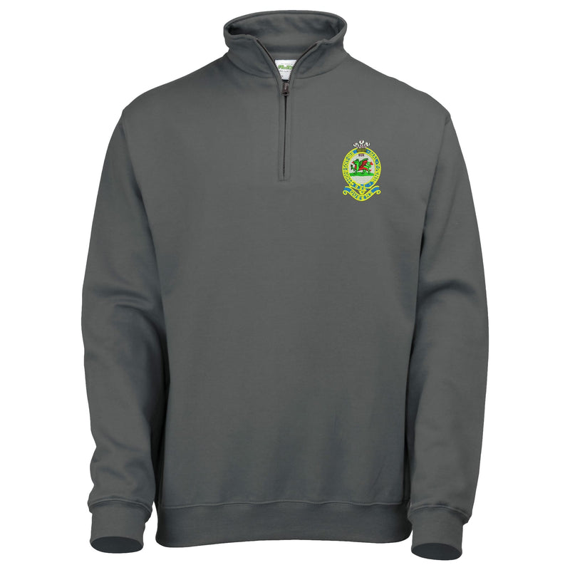 Queens Regiment Quarter Zip Sweatshirt