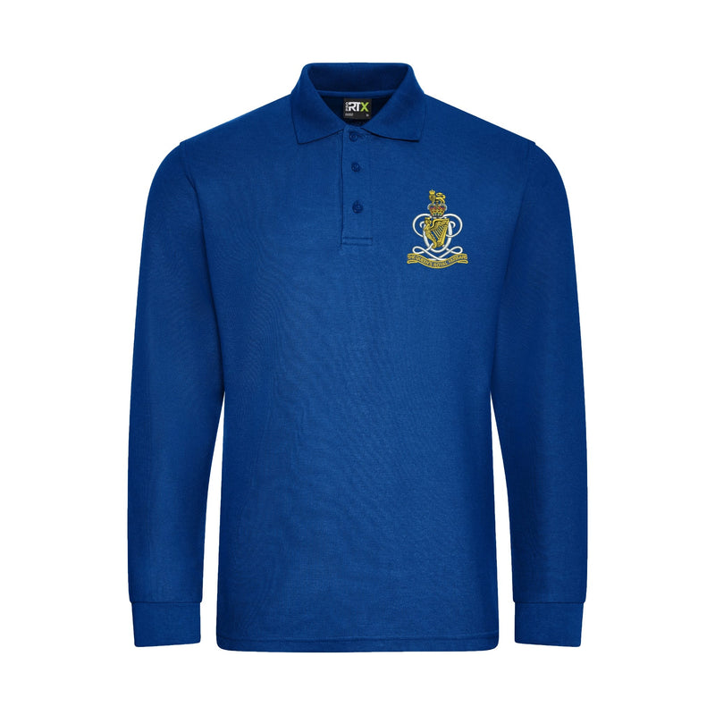 Queens Royal Hussars Long Sleeve Polo Shirt