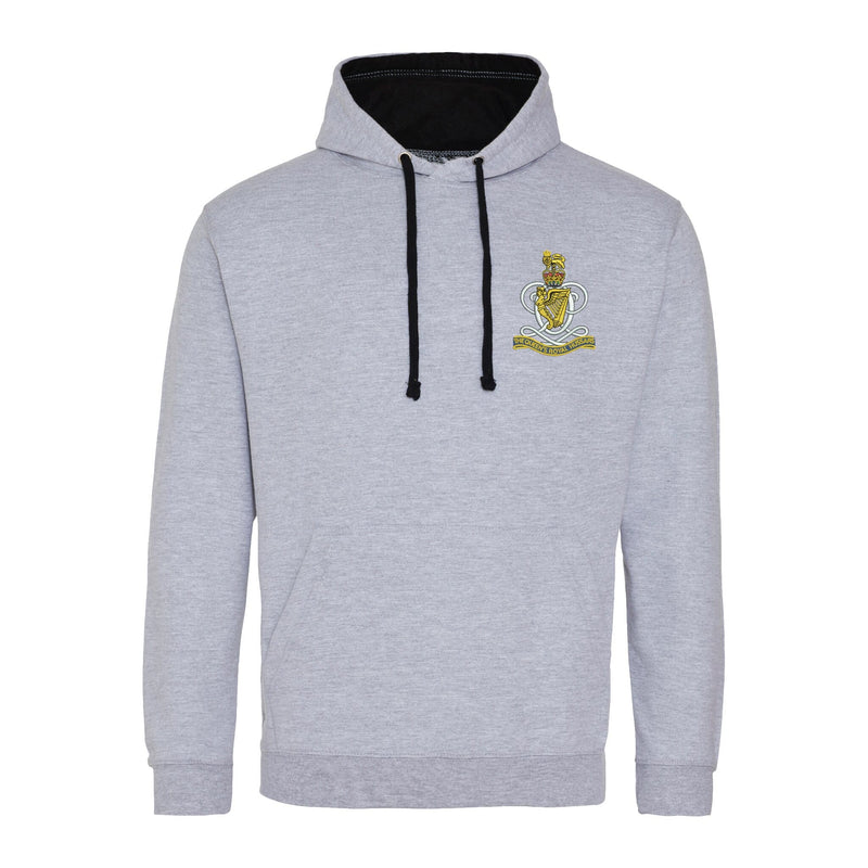 Queens Royal Hussars Varsity Contrast Hoodie