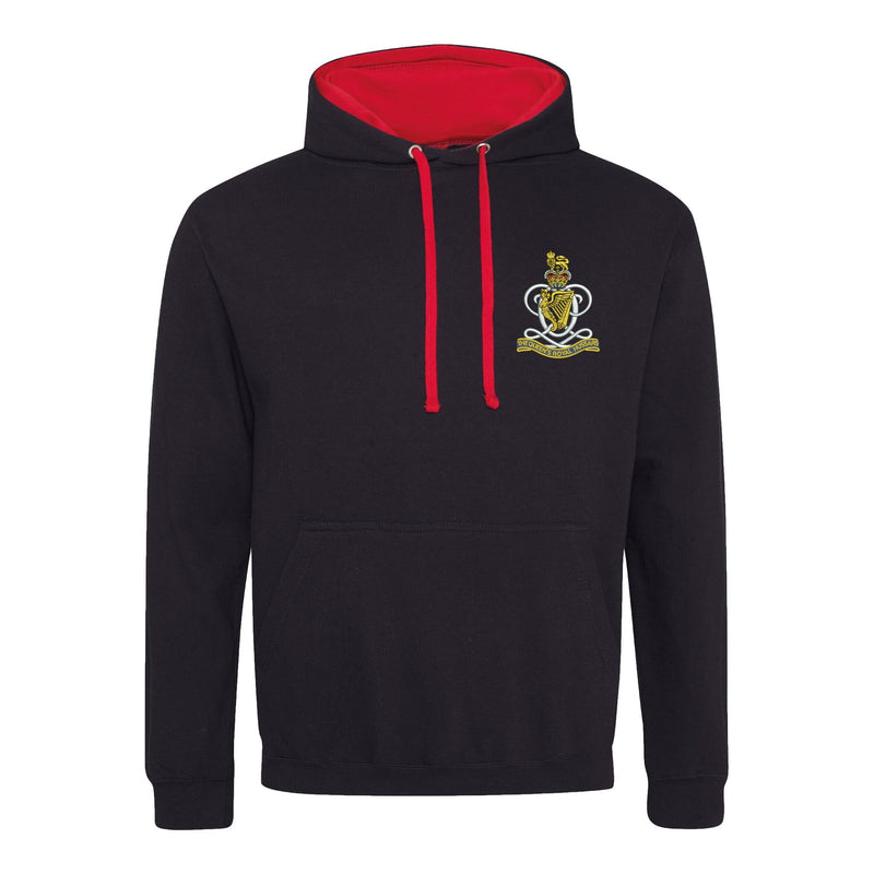Queens Royal Hussars Varsity Contrast Hoodie