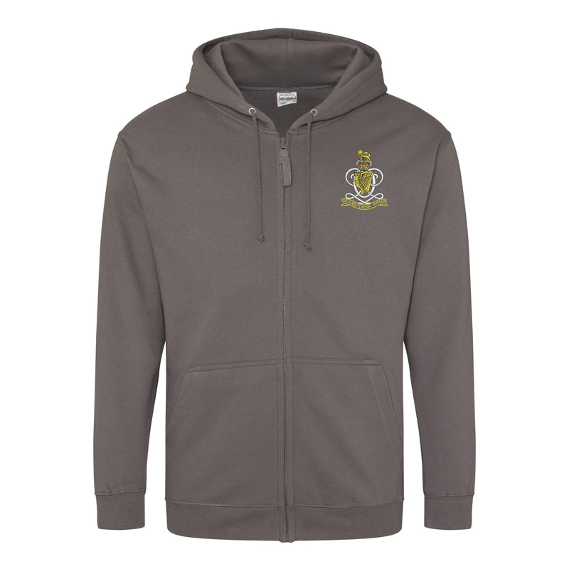 Queens Royal Hussars Zipped Hoodie