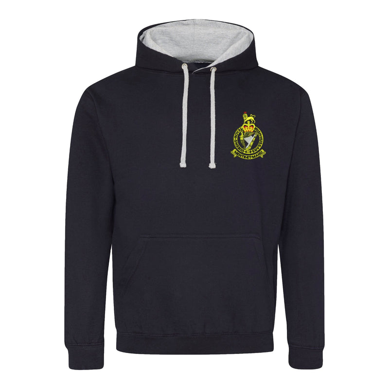 Queen's Royal Irish Hussars Varsity Contrast Hoodie