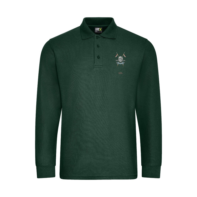 Queens Royal Lancers Long Sleeve Polo Shirt
