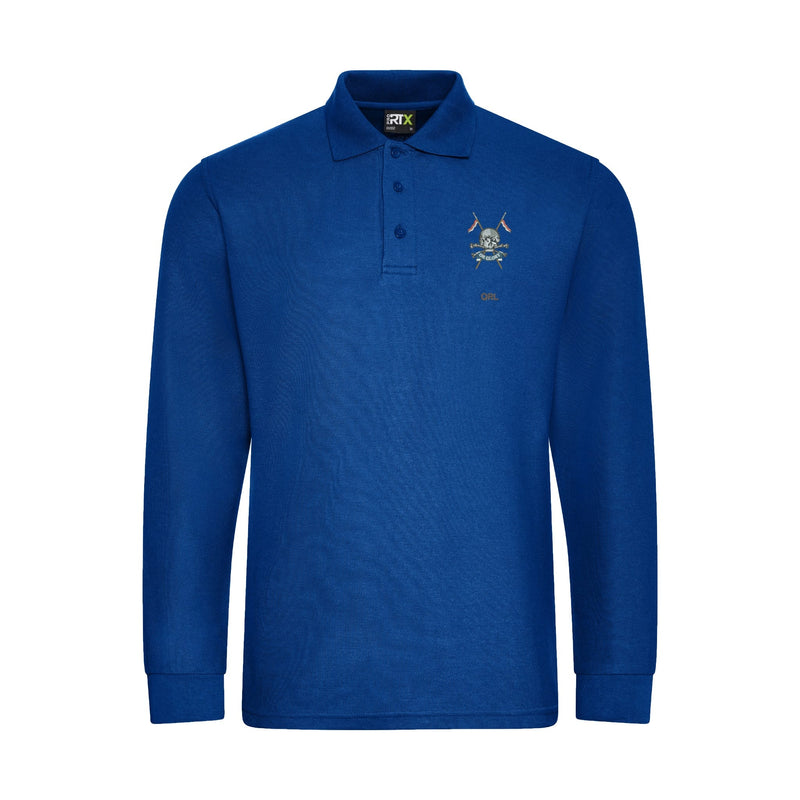 Queens Royal Lancers Long Sleeve Polo Shirt