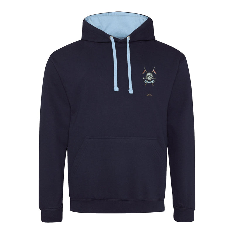 Queens Royal Lancers Varsity Contrast Hoodie