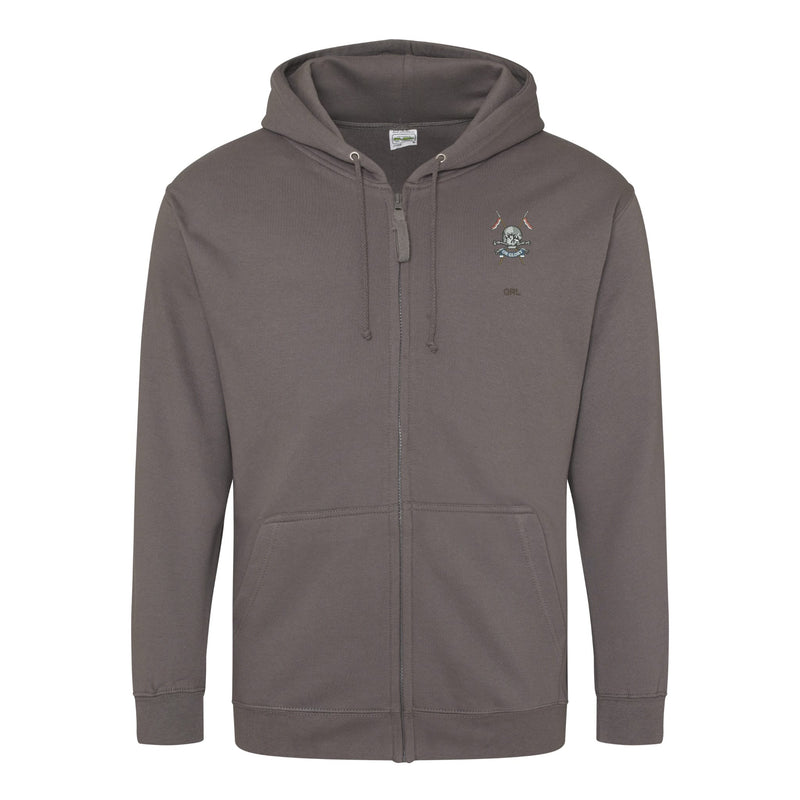 Queens Royal Lancers Zipped Hoodie