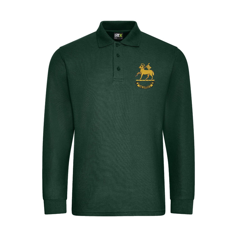 Queen's Royal Regiment Long Sleeve Polo Shirt