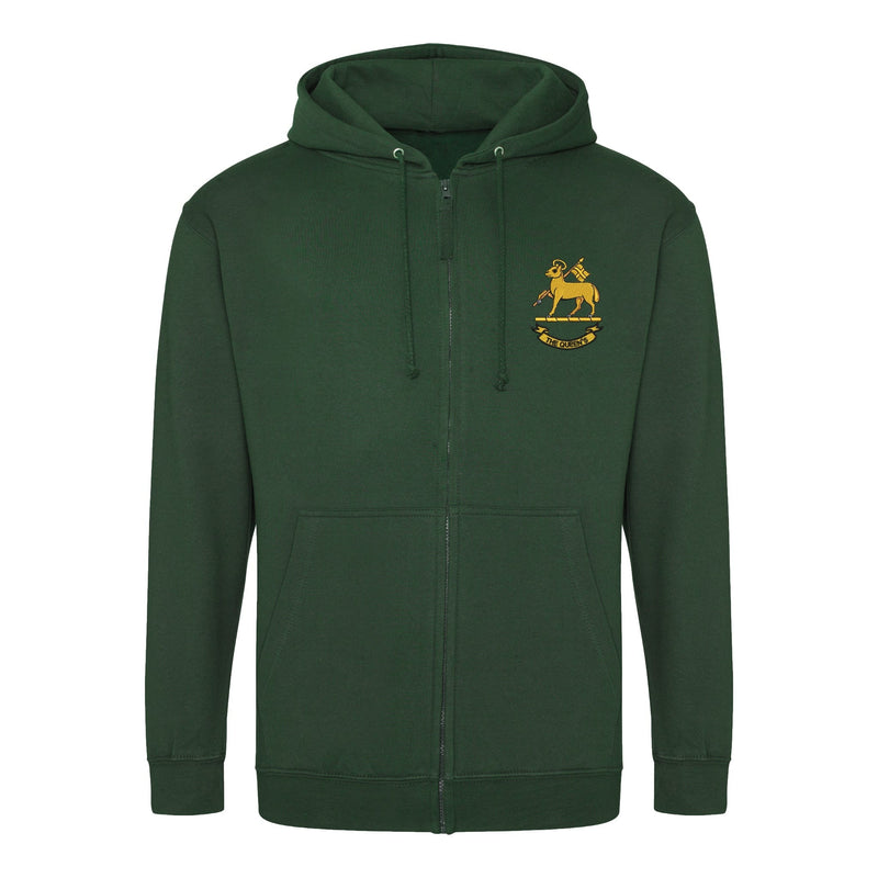 Queen's Royal Regiment Zipped Hoodie