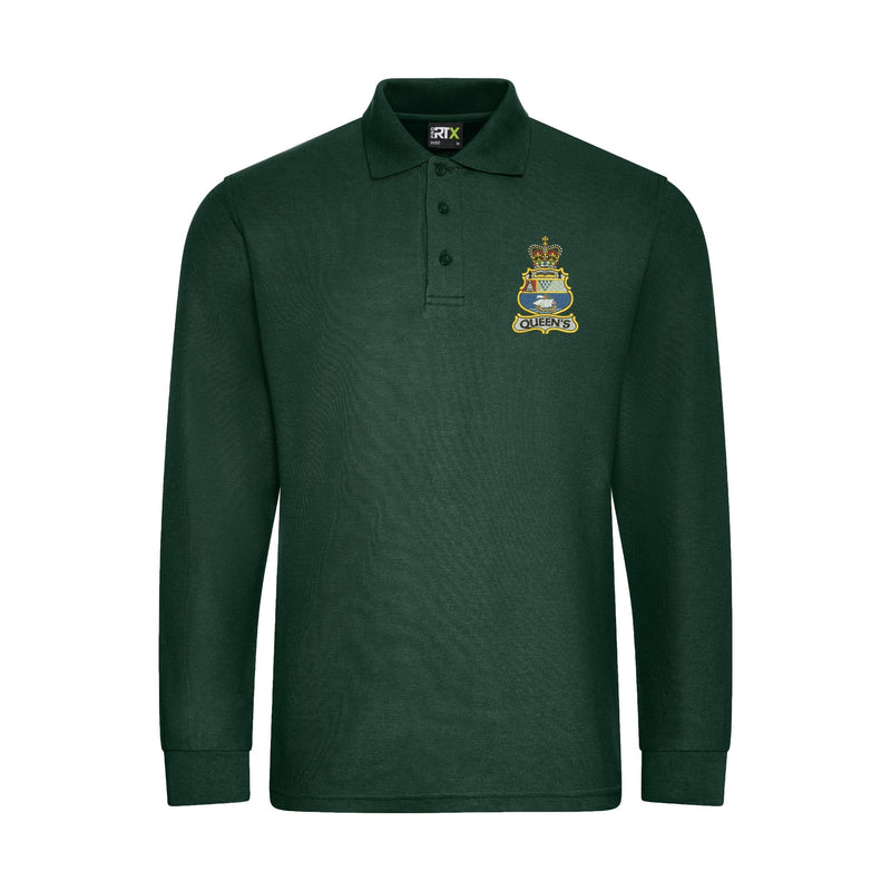 Queen's University Officer Training Corps Long Sleeve Polo Shirt
