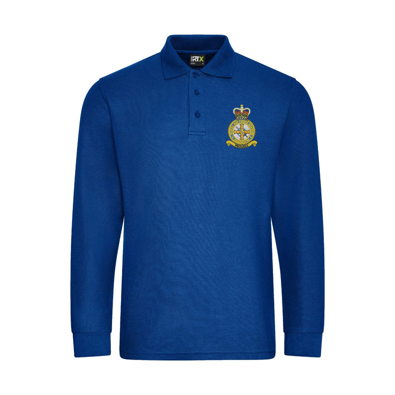 RAF Abingdon Long Sleeve Polo Shirt