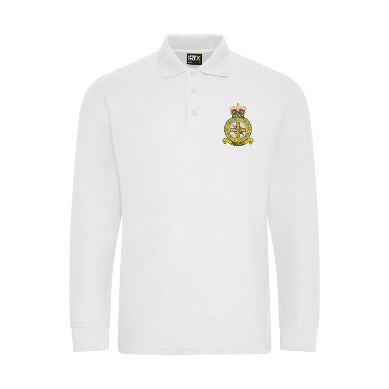 RAF Abingdon Long Sleeve Polo Shirt