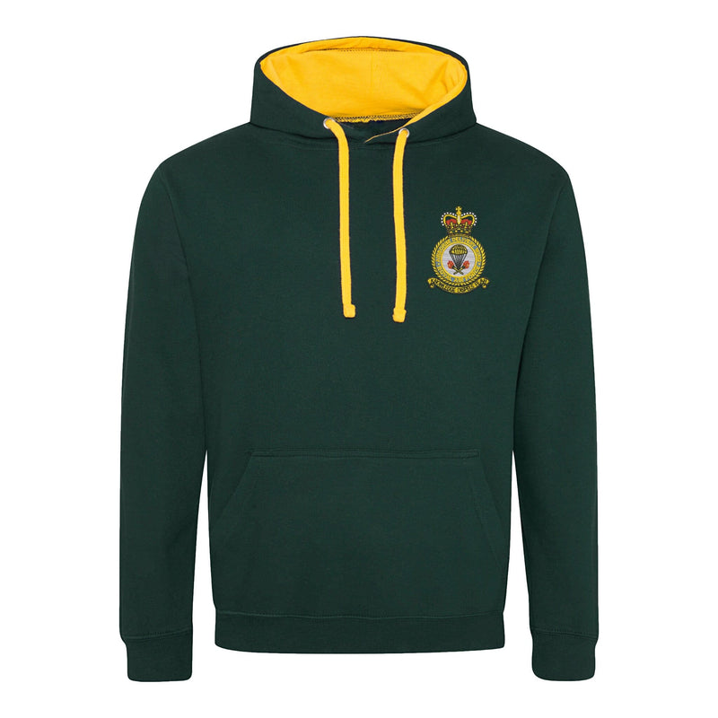 RAF Airborne Delivery Wing Varsity Contrast Hoodie