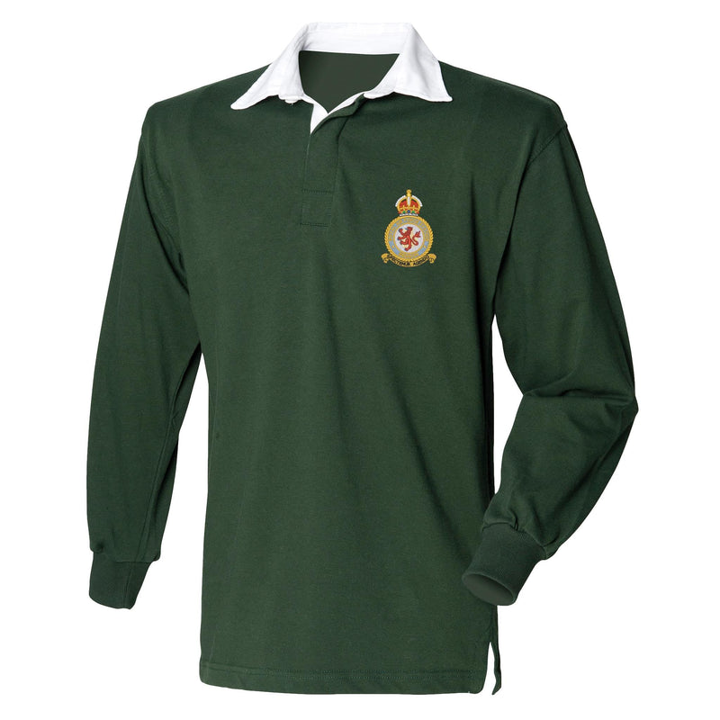RAF Benson Front Row Long Sleeve Rugby Shirt