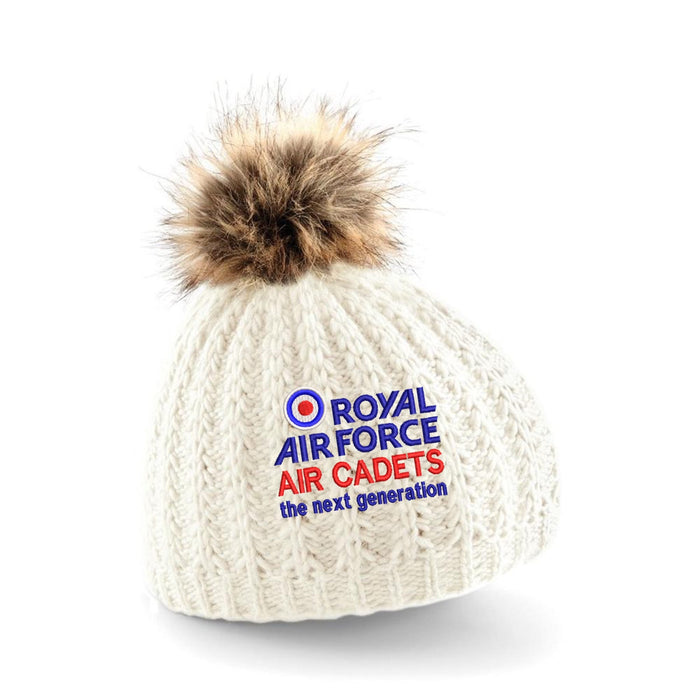 RAF Air Cadets Pom Pom Beanie Hat
