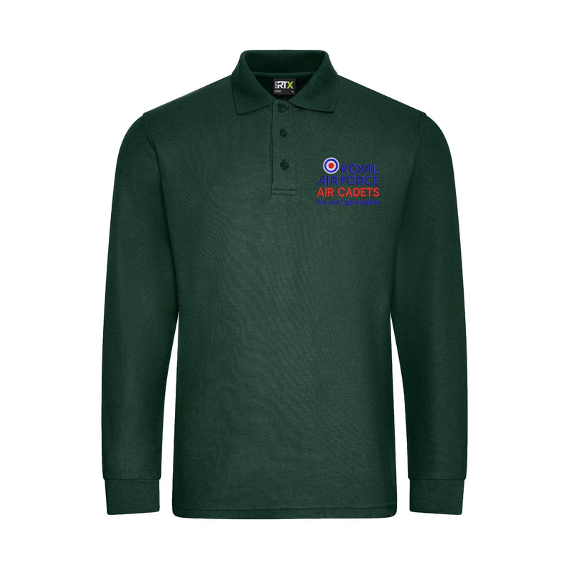 RAF Air Cadets Long Sleeve Polo Shirt