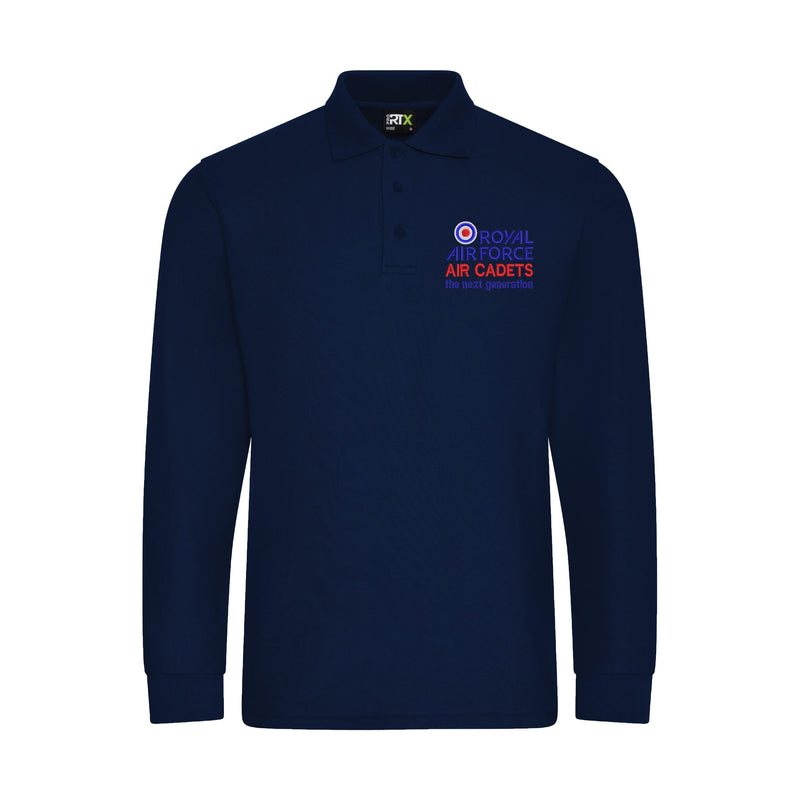 RAF Air Cadets Long Sleeve Polo Shirt
