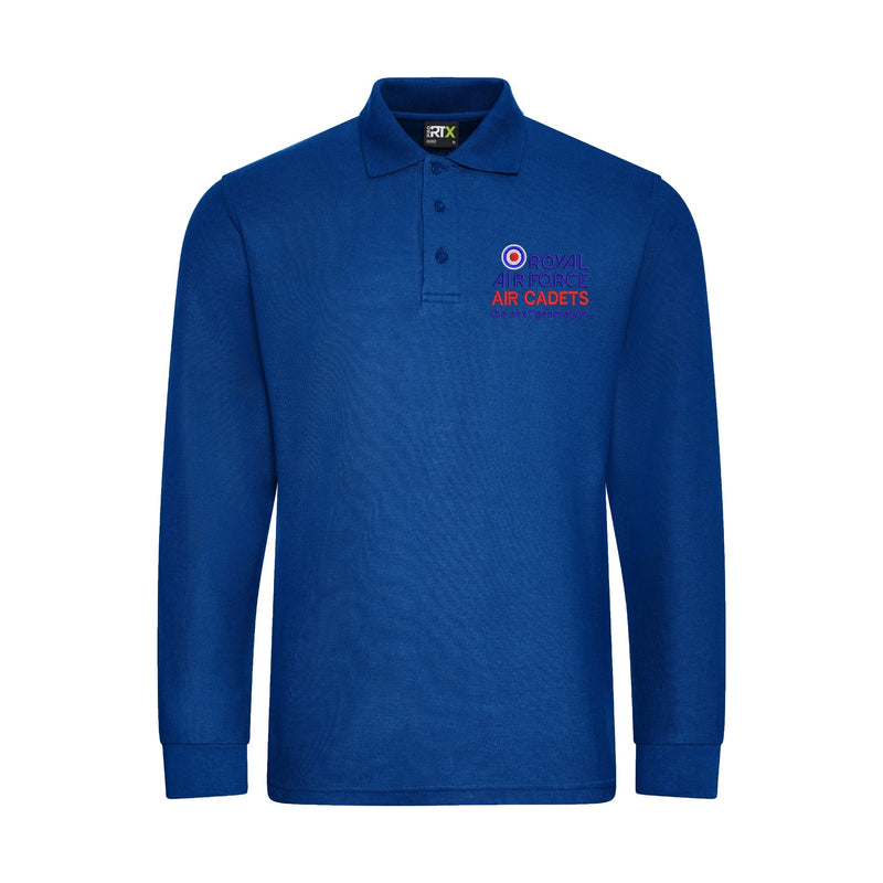 RAF Air Cadets Long Sleeve Polo Shirt