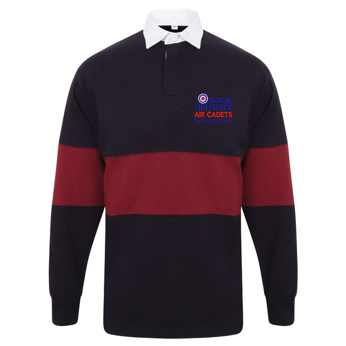 RAF Air Cadets Long Sleeve Panelled Rugby Shirt