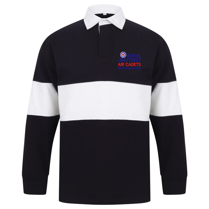 RAF Air Cadets Long Sleeve Panelled Rugby Shirt