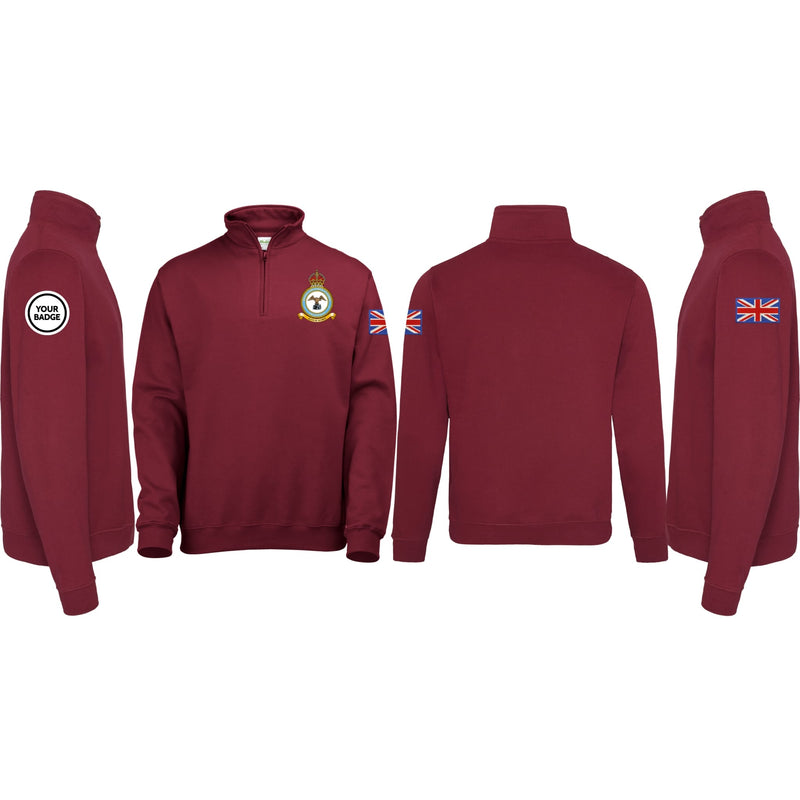 RAF Cranwell Quarter Zip Sweatshirt