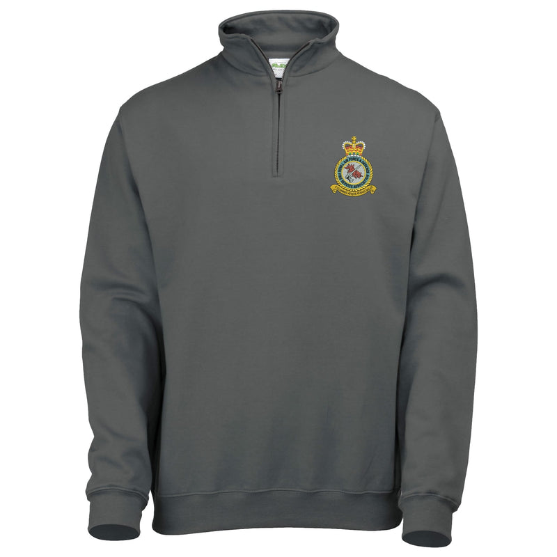 RAF & Defence Fire Service Association Quarter Zip Sweatshirt