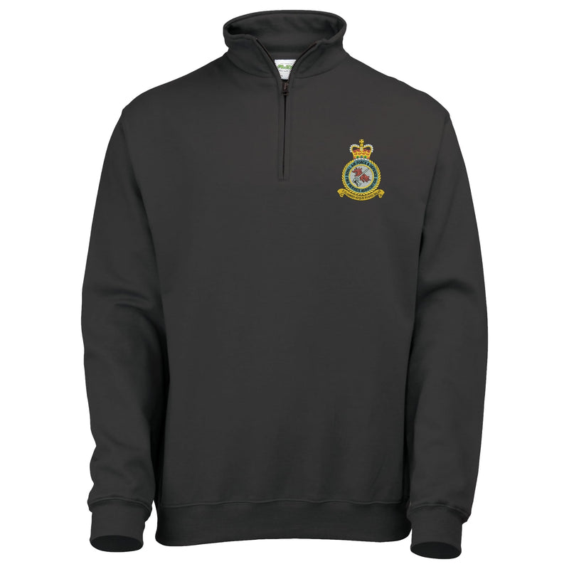 RAF & Defence Fire Service Association Quarter Zip Sweatshirt
