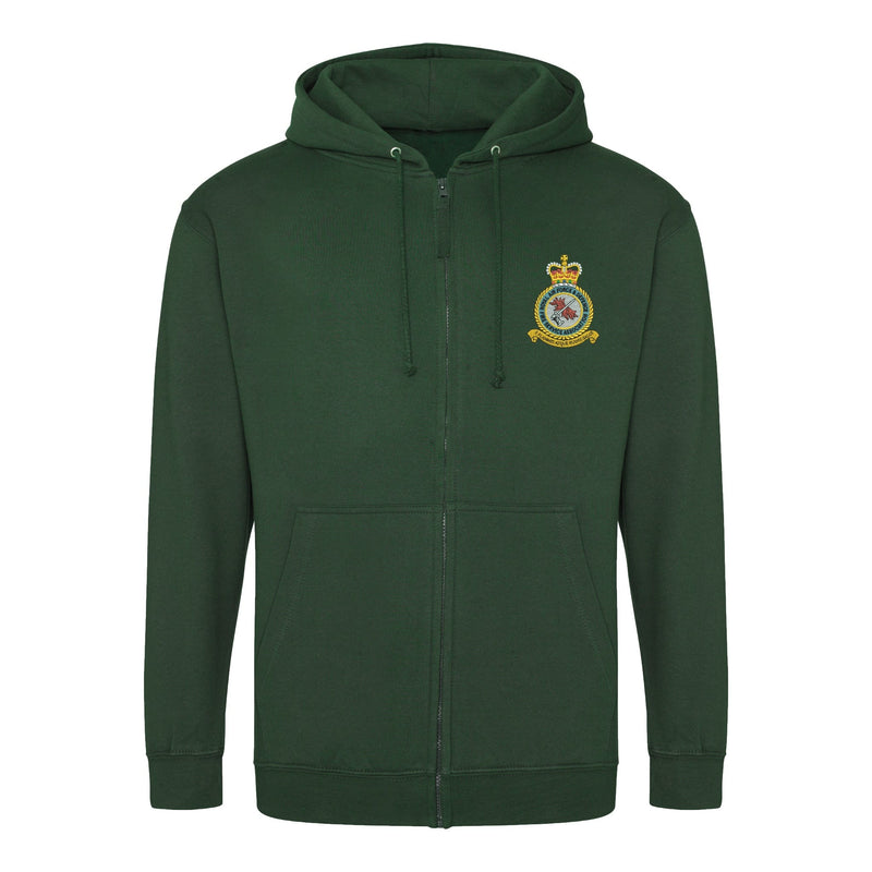 RAF and Defence Fire Service Association Zipped Hoodie