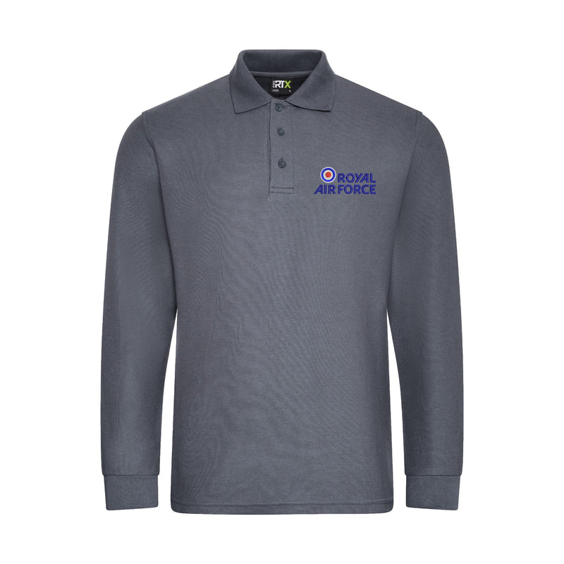 Royal Air Force Long Sleeve Polo Shirt