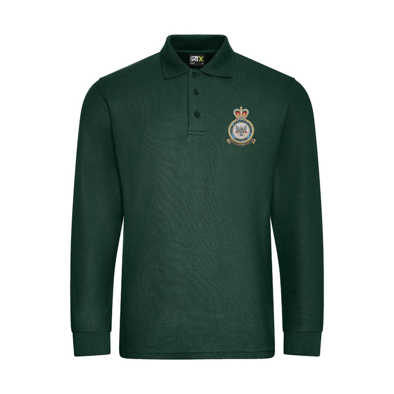 RAF Newton Long Sleeve Polo Shirt