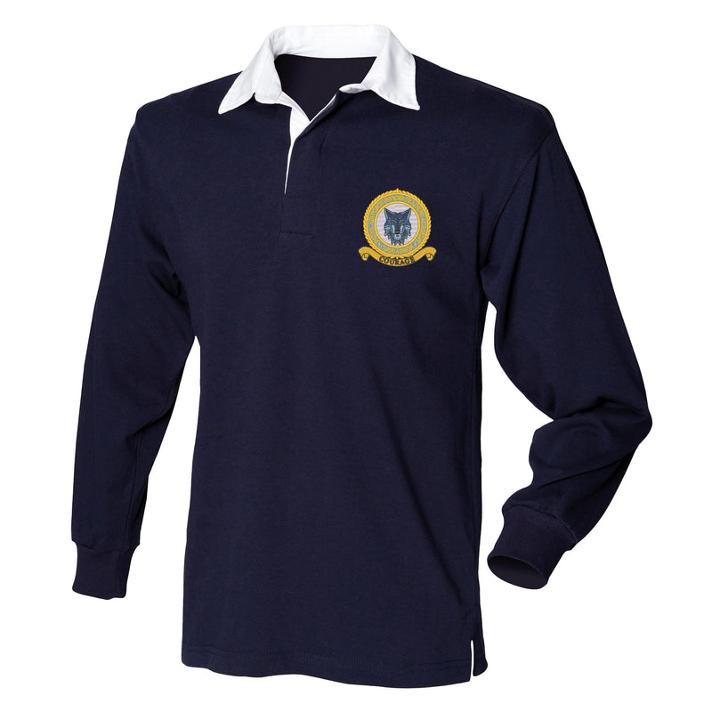 RAF Officer Training Academy C Squadron Front Row Long Sleeve Rugby Shirt