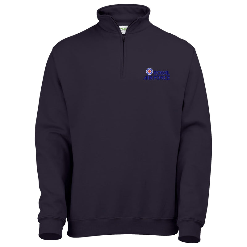 Royal Air Force - RAF Quarter Zip Sweatshirt